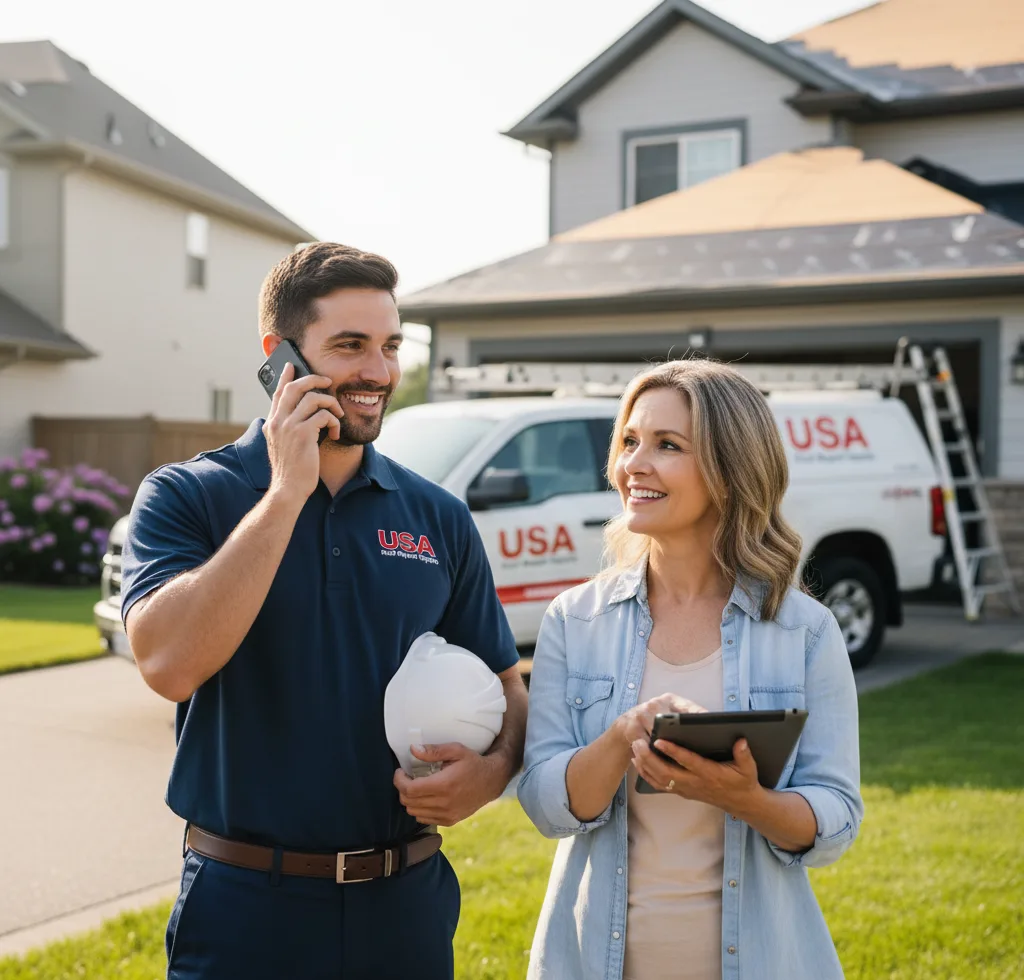 USA Roof Repair Experts customer support in Bethel